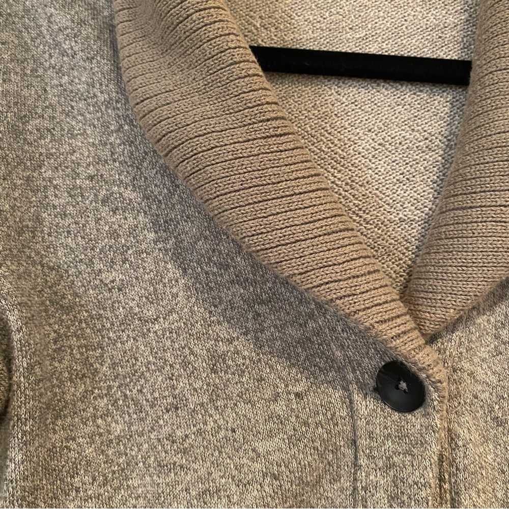 Cozy Shawl Button-Up Sweater - Picture 3 of 4